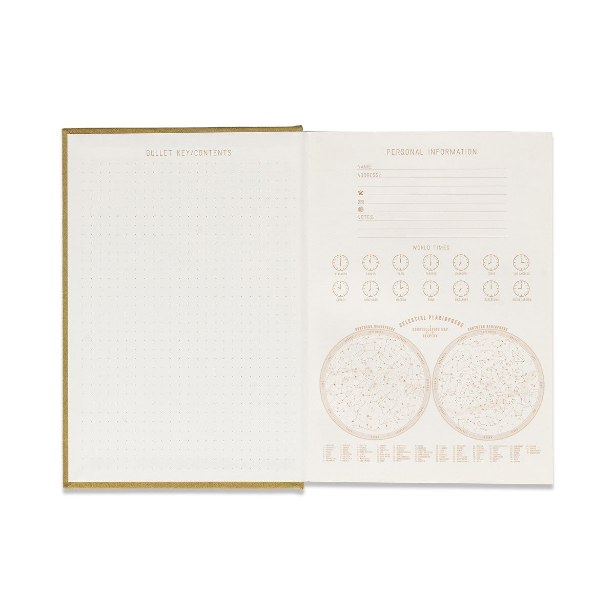 Hard Cover Suede Cloth Journal With Pocket | Avocado