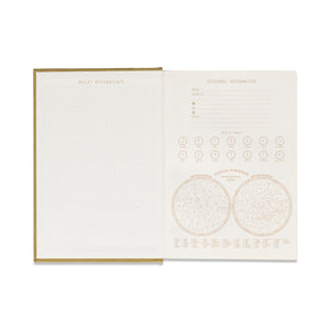 Hard Cover Suede Cloth Journal With Pocket | Avocado
