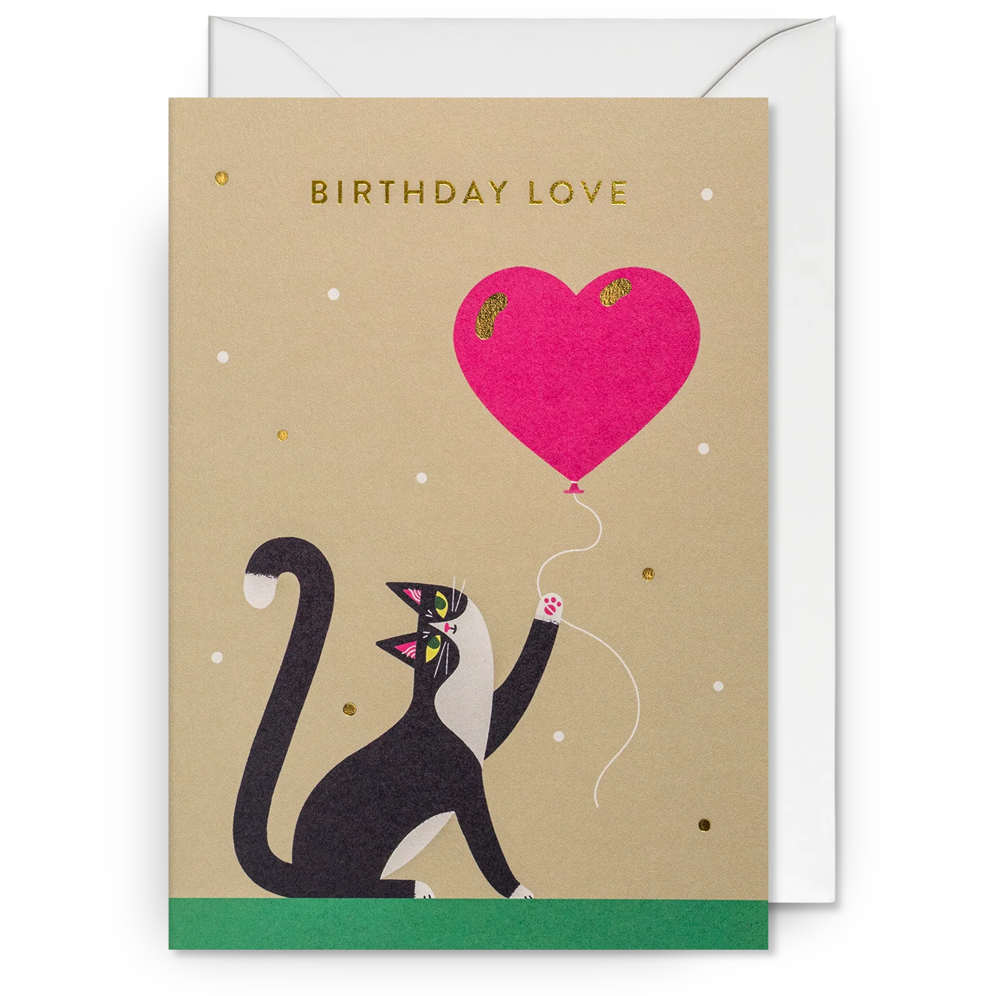 Heart Balloon Cat | Essi Kimpimäki | Birthday Card