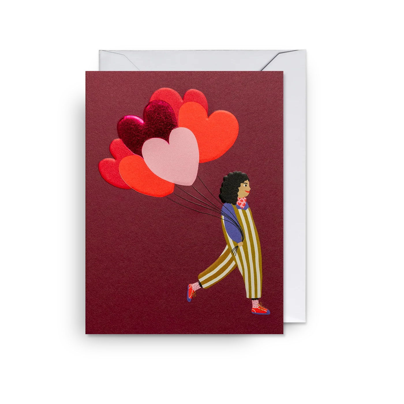 Heart Balloon Girl | Jennifer Bouron | Mini Card