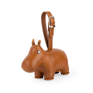 Hippo Tan Bag Charm