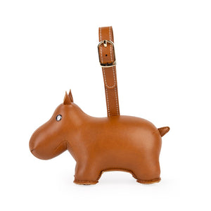 Hippo Tan Bag Charm