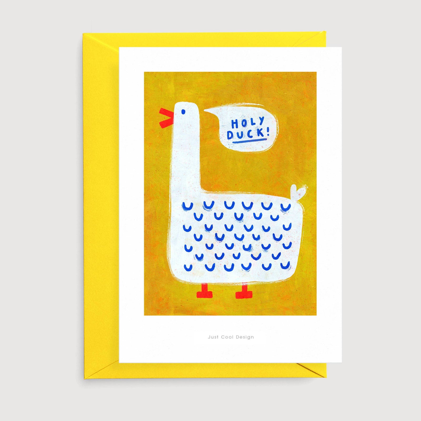 Holy Duck Art Print | Illustration card