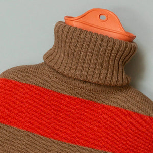 Hot Water Bottle with Knitted Cover