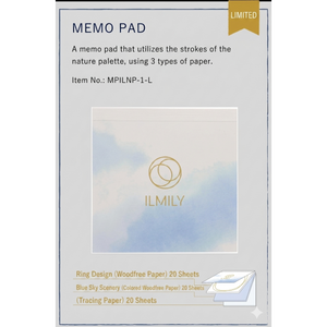 ILMILY Nature Palette Memo Pad | Limited Edition