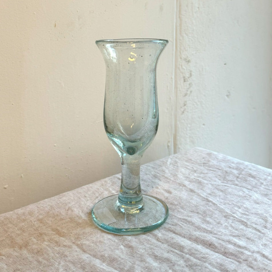 Parisian Handblown Tulipe Wine Glass