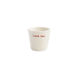 I Love You Espresso Cup