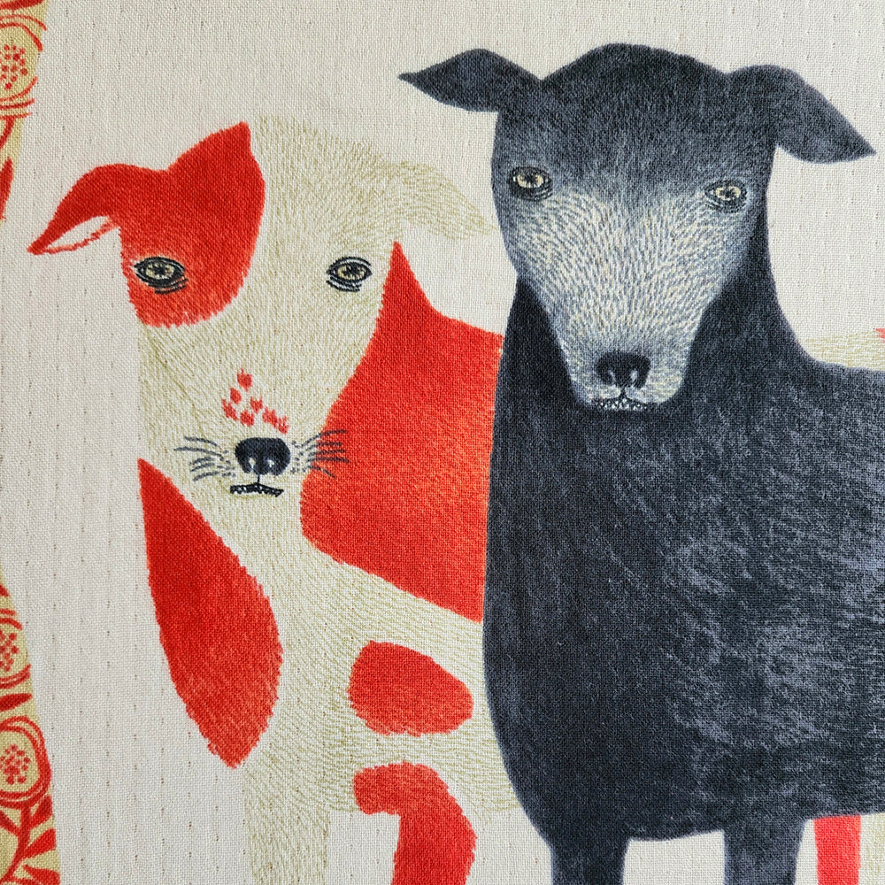 Imabari Tea Towel Dog Orange