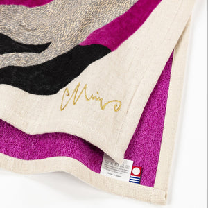 Imabari Tea Towel | Monkey Pink