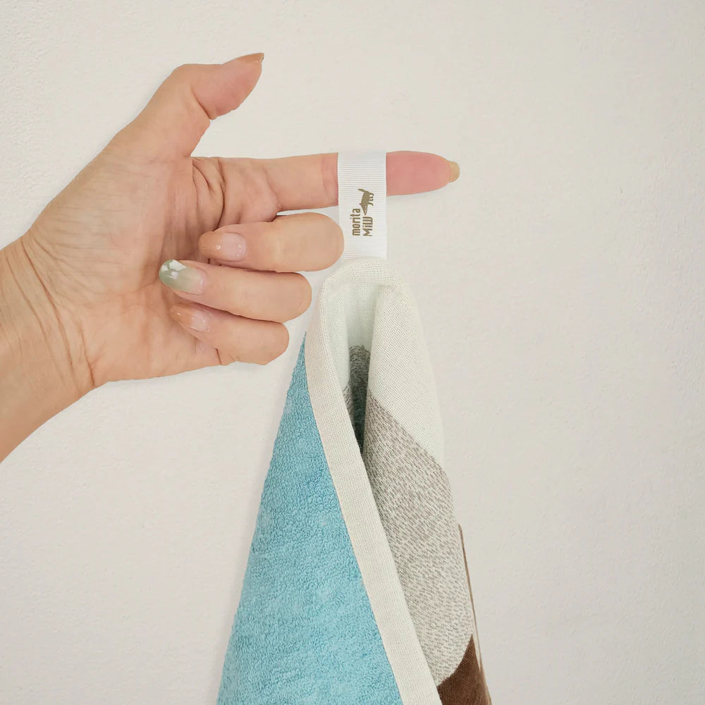 Imabari Tea Towel | Polar Bear Blue