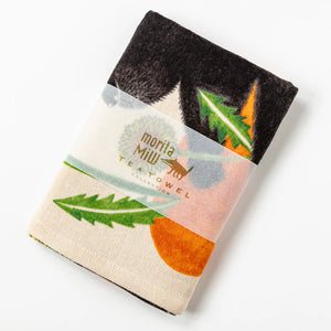 Imabari Tea Towel Rabbit Orange