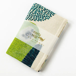 Imabari Tea Towel Sloth Green