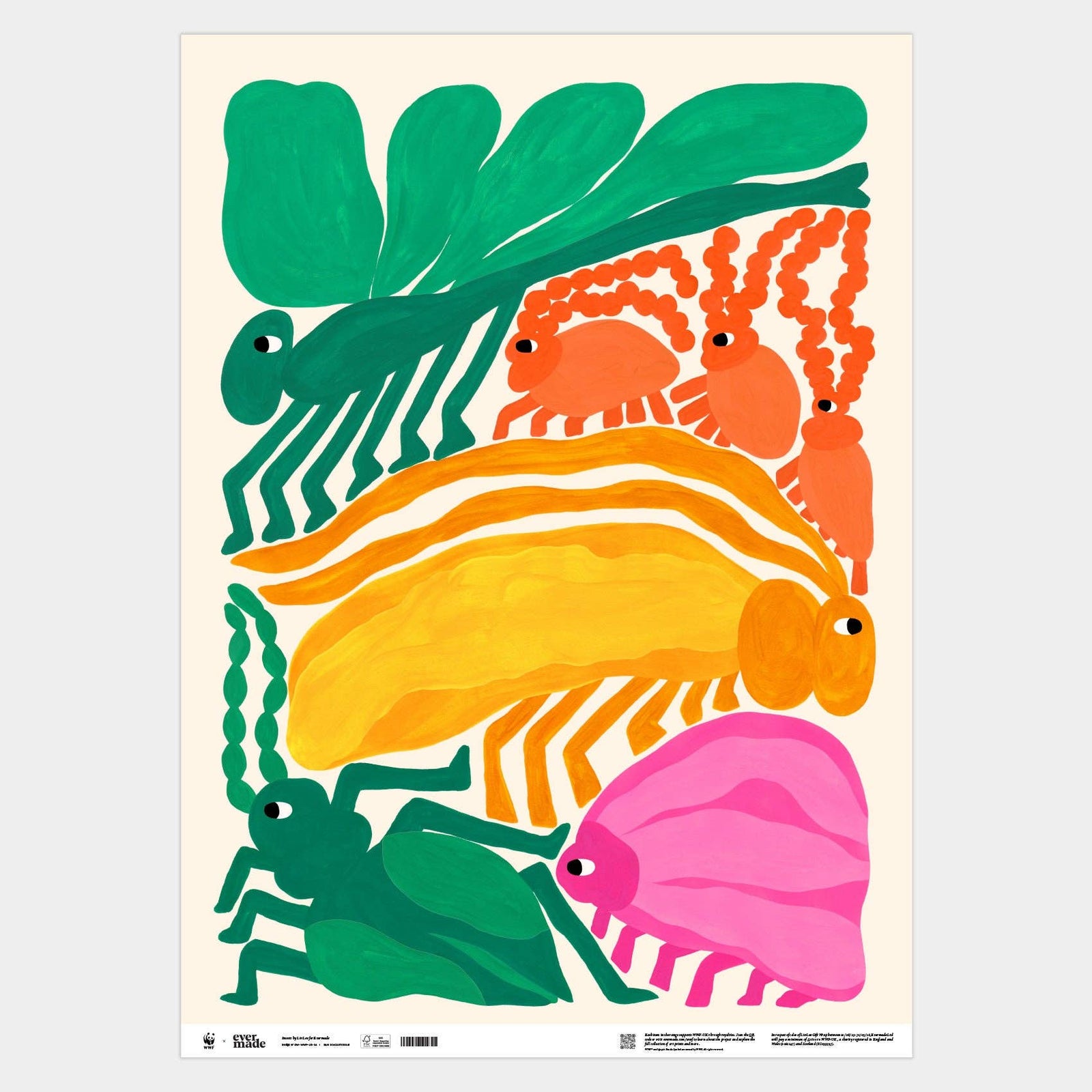 Insects Gift Wrap | Liv Lee