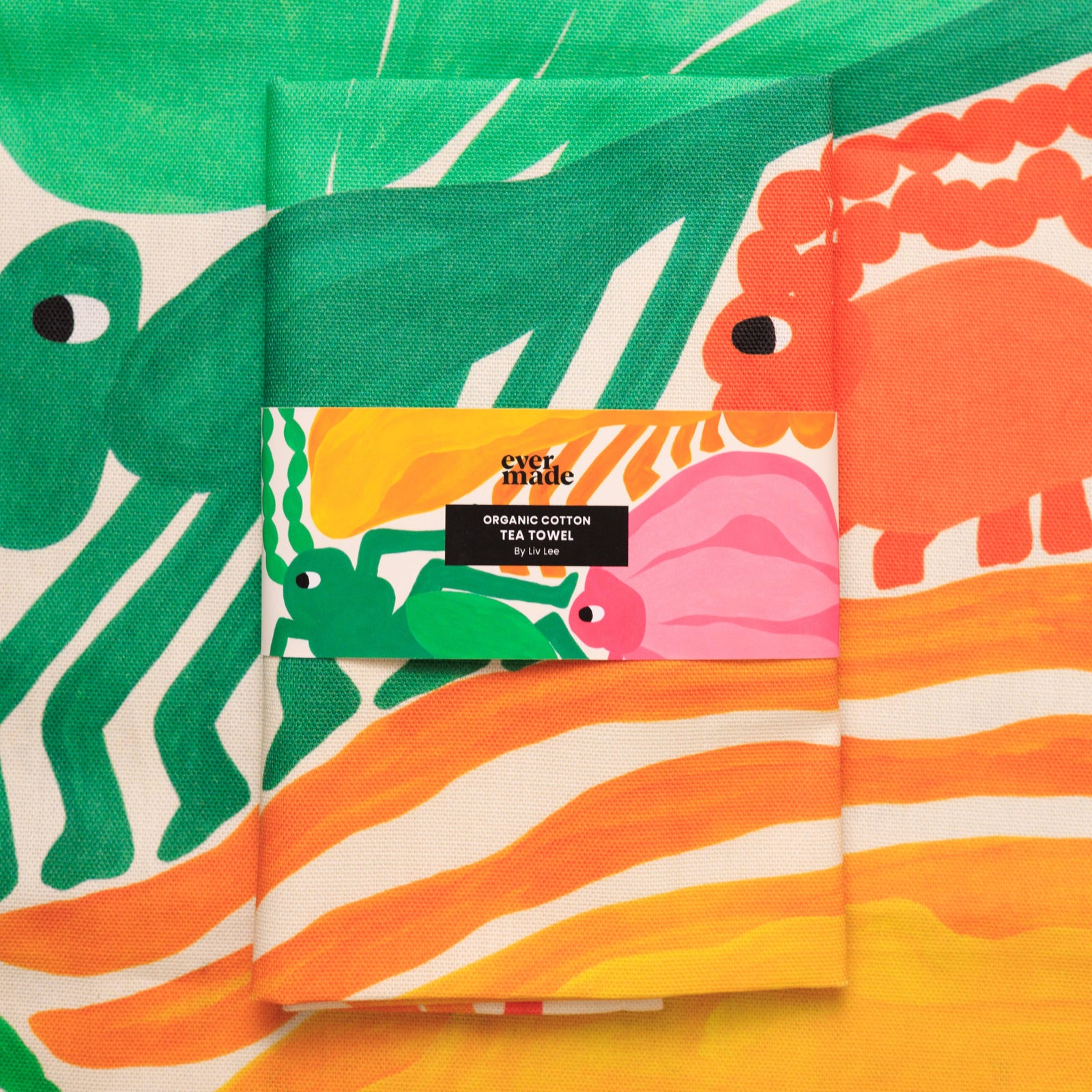 Insects Tea Towel by Liv Lee