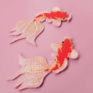 Iron-On Patch Duo Koi Carp