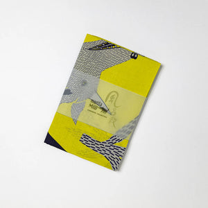 Japanese Fabric Gift Wrap/Scarf | Furoshiki | Komainu Playing in the Garden