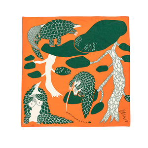 Japanese Fabric Gift Wrap/Scarf | Furoshiki | Pangolin Tree