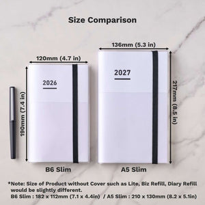 Jibun Techo 2027 Biz A5 Slim
