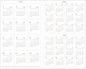 Jibun Techo Firstkit (DIARY+IDEA+LIFE) 2027 A5 Slim