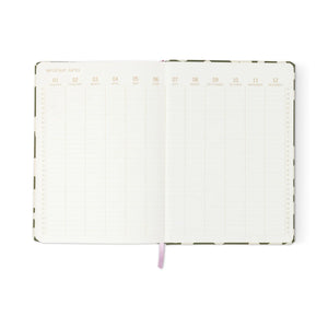 Jumbo Soft Touch Journal | Pink Vintage Floral