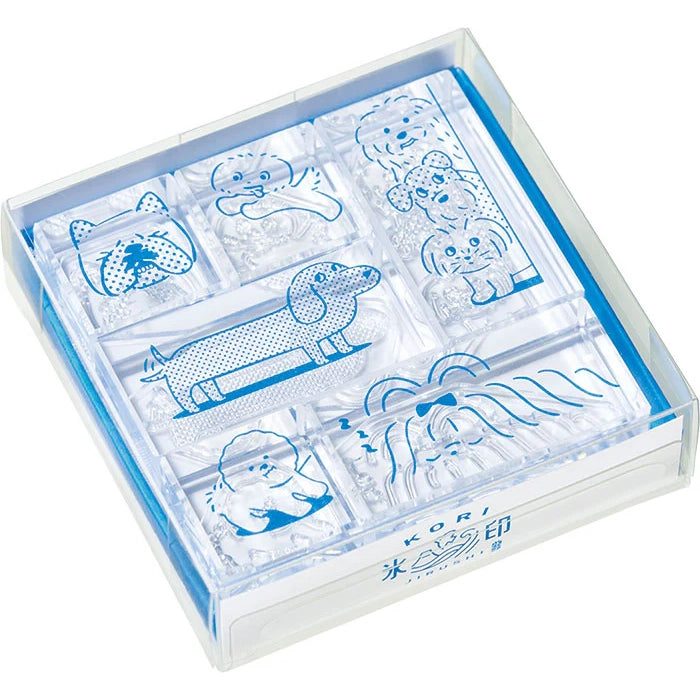 KORI JIRUSHI Ice Cube Stamp | 6pcs set | Dog