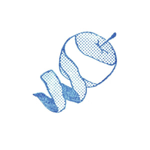 KORI JIRUSHI Stamp large apple illustration