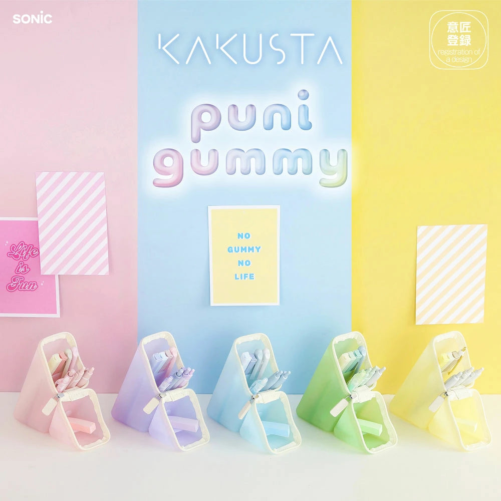 Kakusta Puni Gummy Sheer Portable Pen Stand