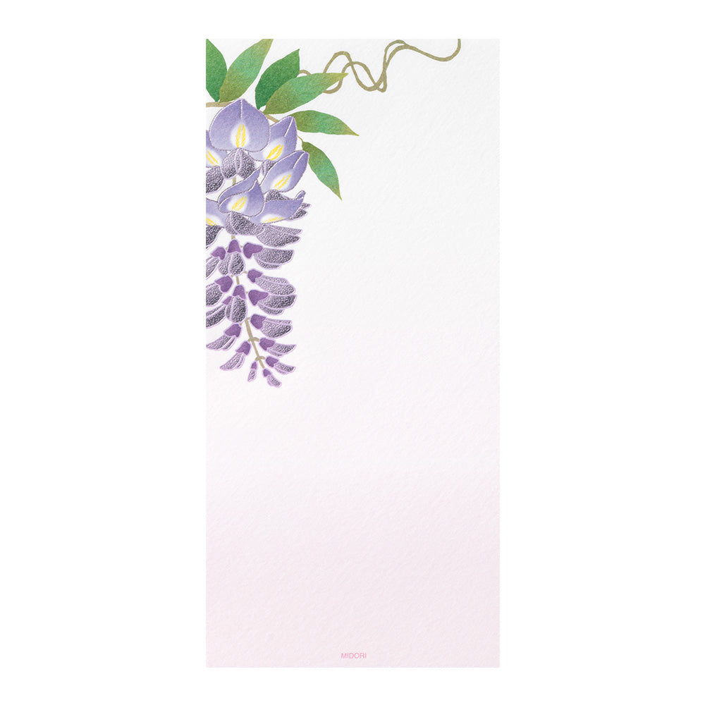 Kami Series Message Letter Pad | Wisteria - MATERIAL26