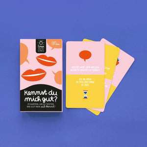 Kennst du mich gut? Card Game
