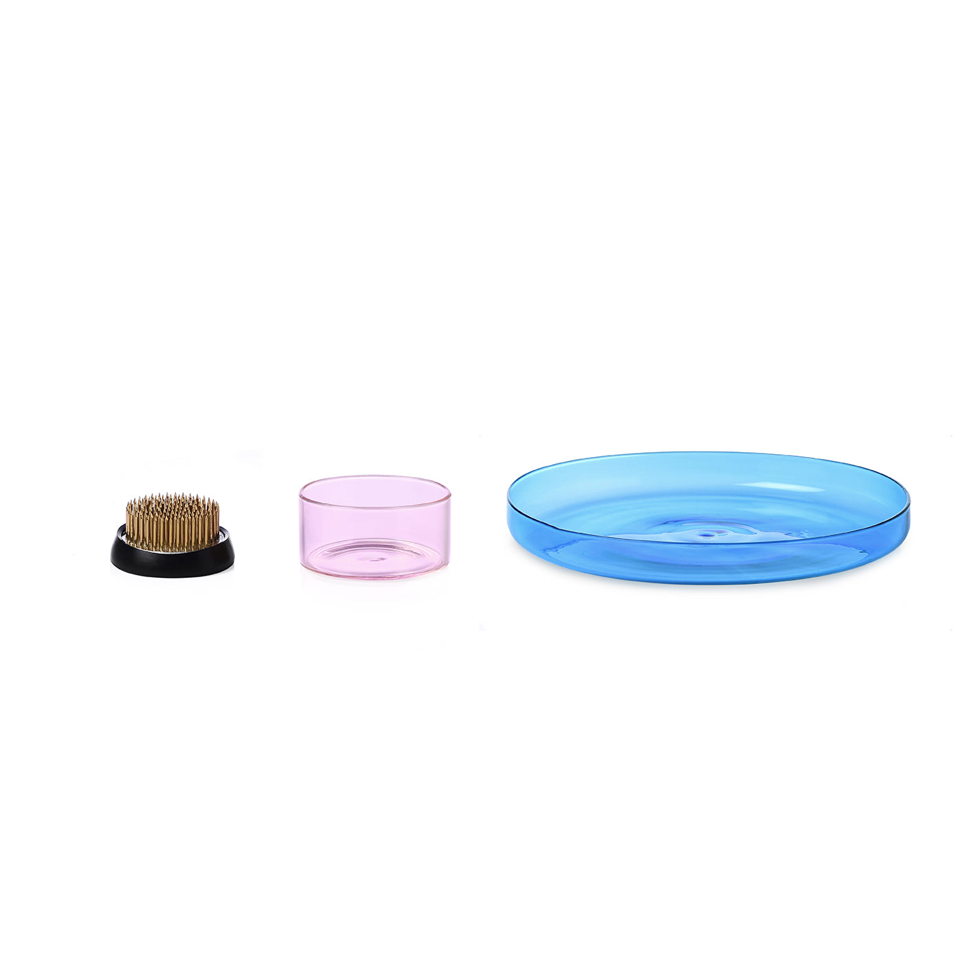 Kenzan Set Light Pink + Light Blue