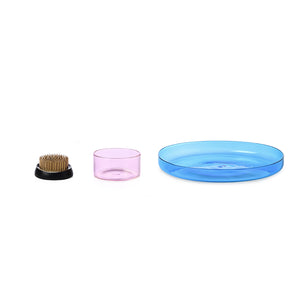 Kenzan Set Light Pink + Light Blue