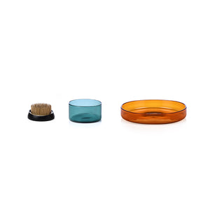 Kenzan Set Petrol Green + Amber