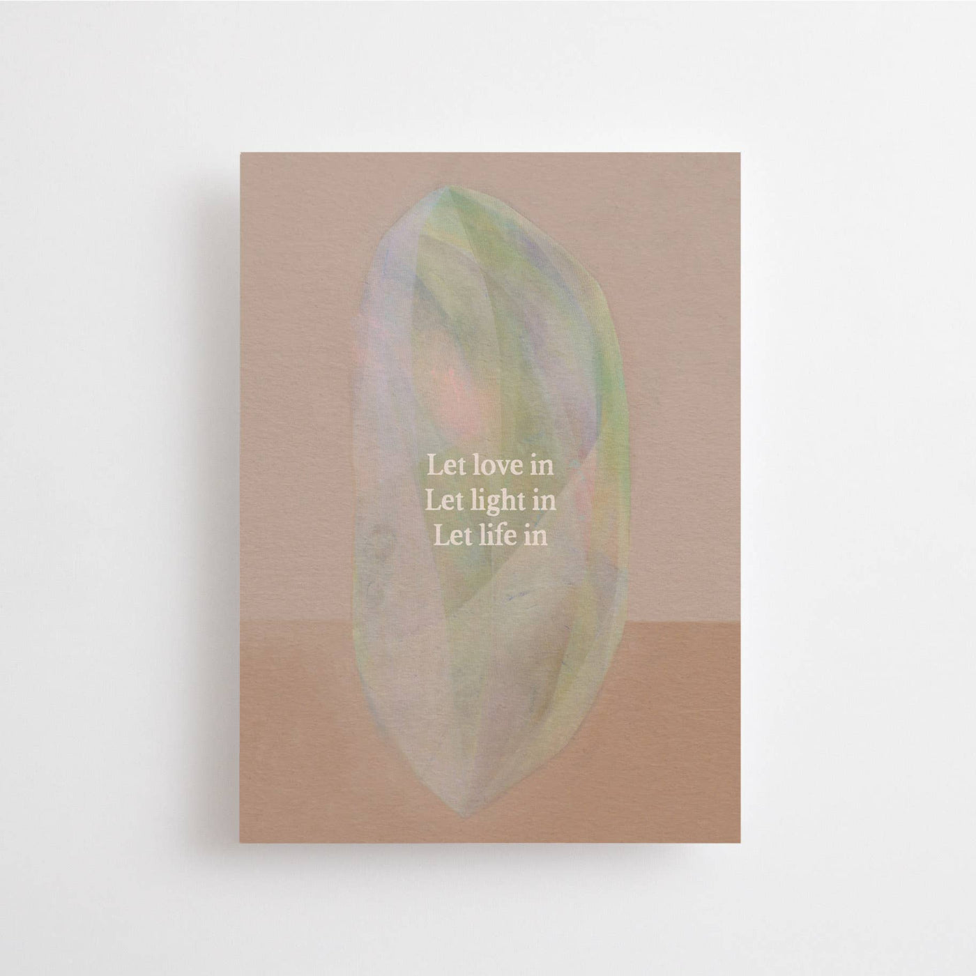 LET LOVE IN | POSTCARD