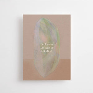 LET LOVE IN | POSTCARD