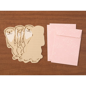 Letter Set Die-Cut Otter