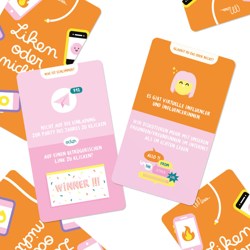Liken oder nicht? Card Game