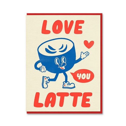 Love You Latte Birthday Card | Nineteenseventythree