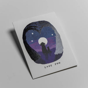 Love You Moonlight | John Bond | Greeting Card