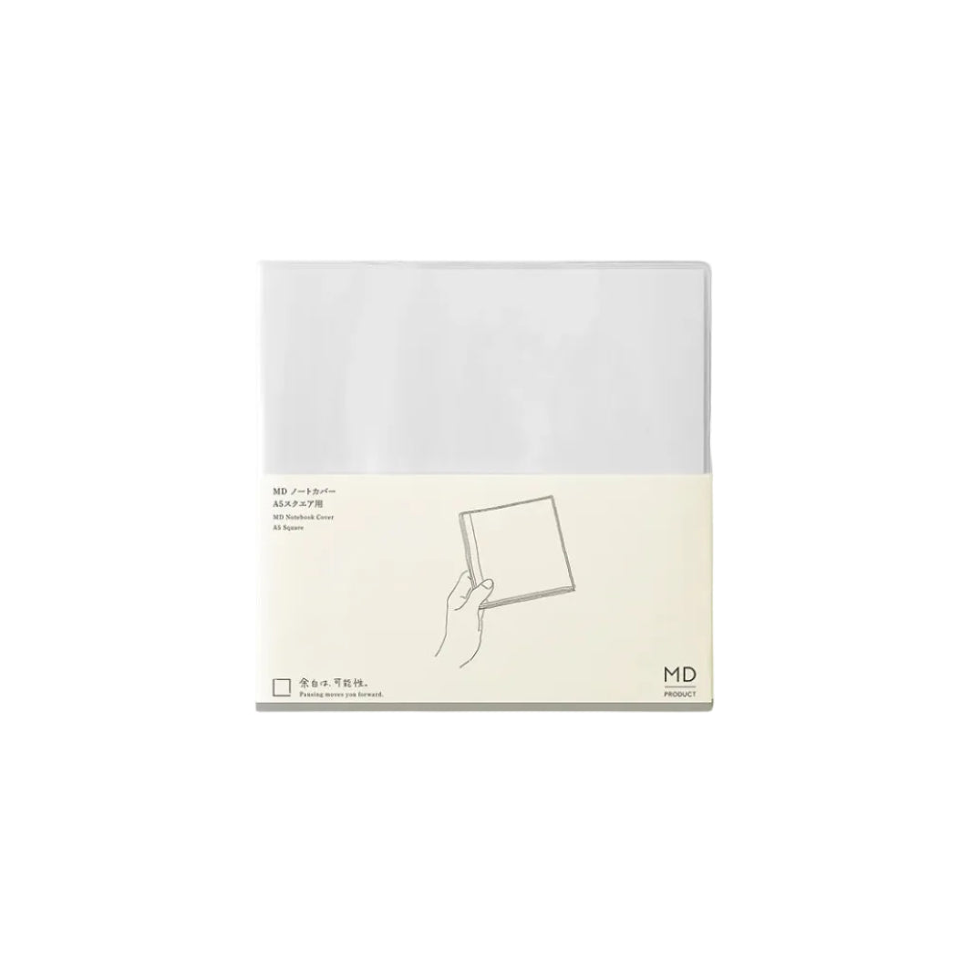 MD Notebook A5 Square Clear Cover