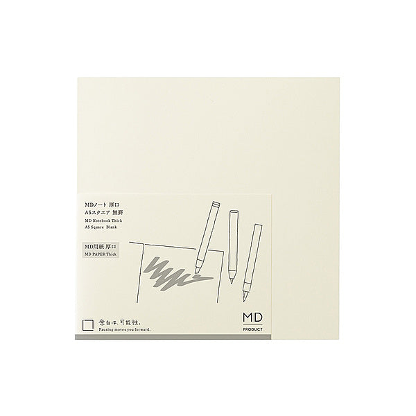 MD Notebook Thick A5 Square Blank