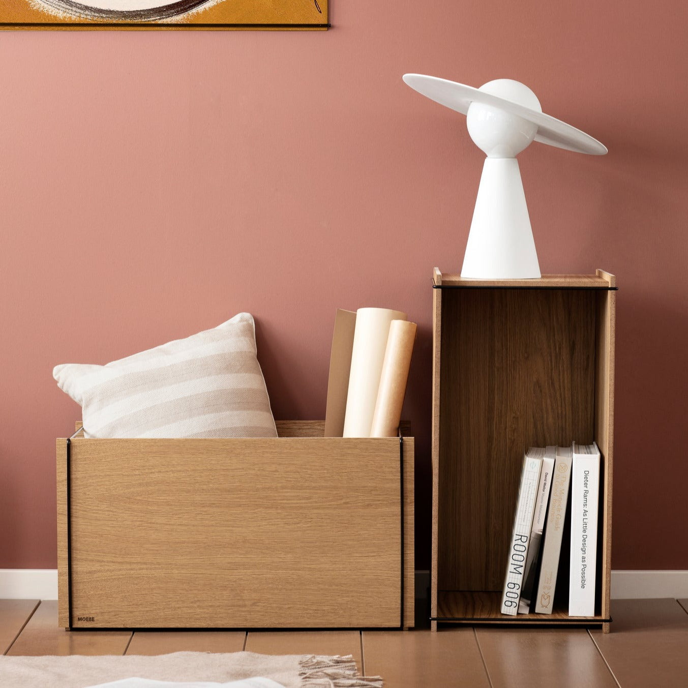 Coffre de rangement/table d'appoint