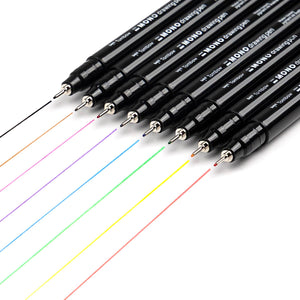 MONO Fineliner Colour Drawing Pen | Set of 8