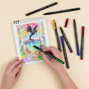 MONO Fineliner Colour Drawing Pen | Set of 8