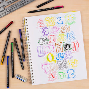 MONO Fineliner Colour Drawing Pen | Set of 8