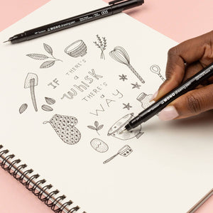 MONO Fineliner Drawing Pen Set of 4