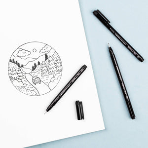 MONO Fineliner Drawing Pen Set of 4