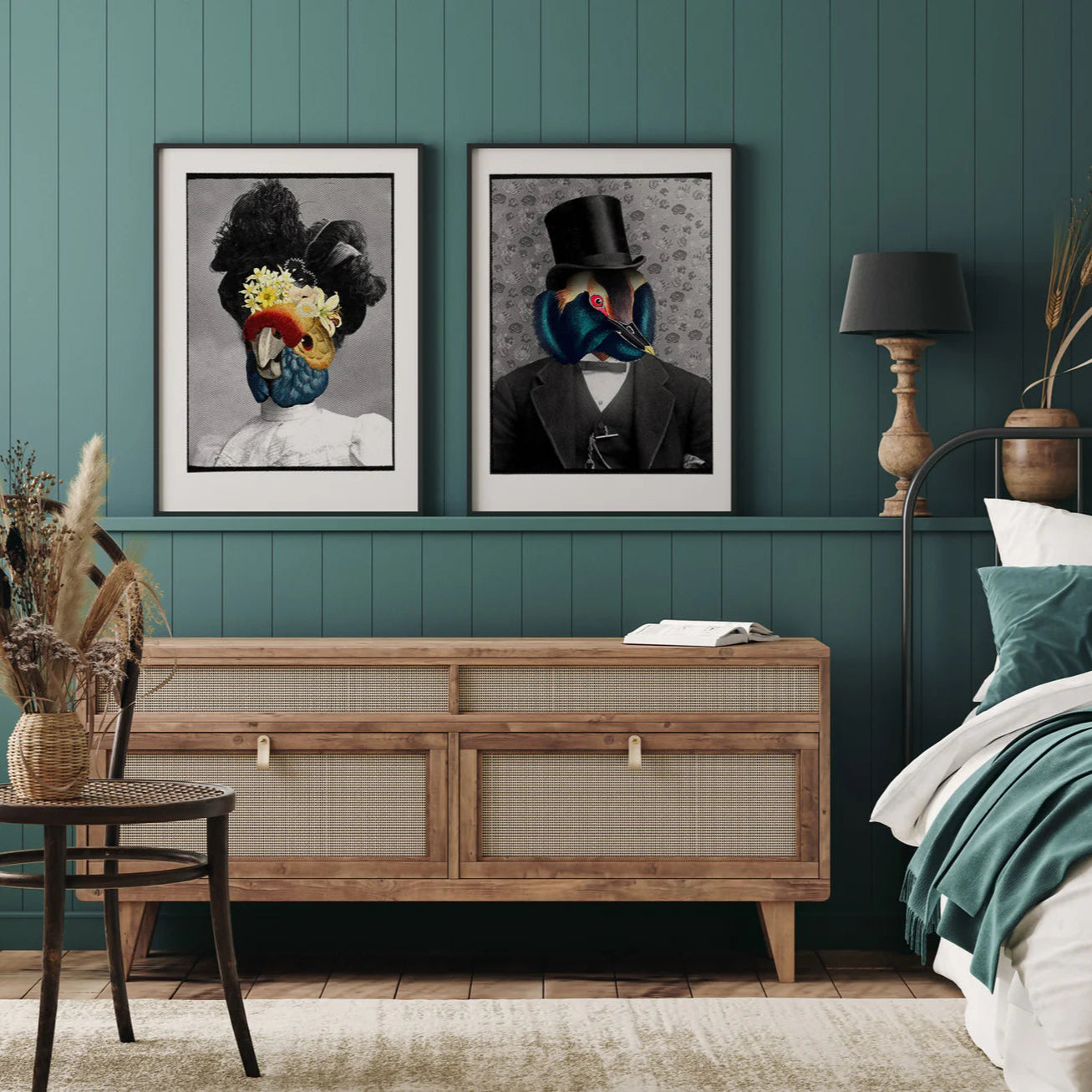 MONSIEUR CLAUDIO | 30x40cm | BLACK ALU FRAME