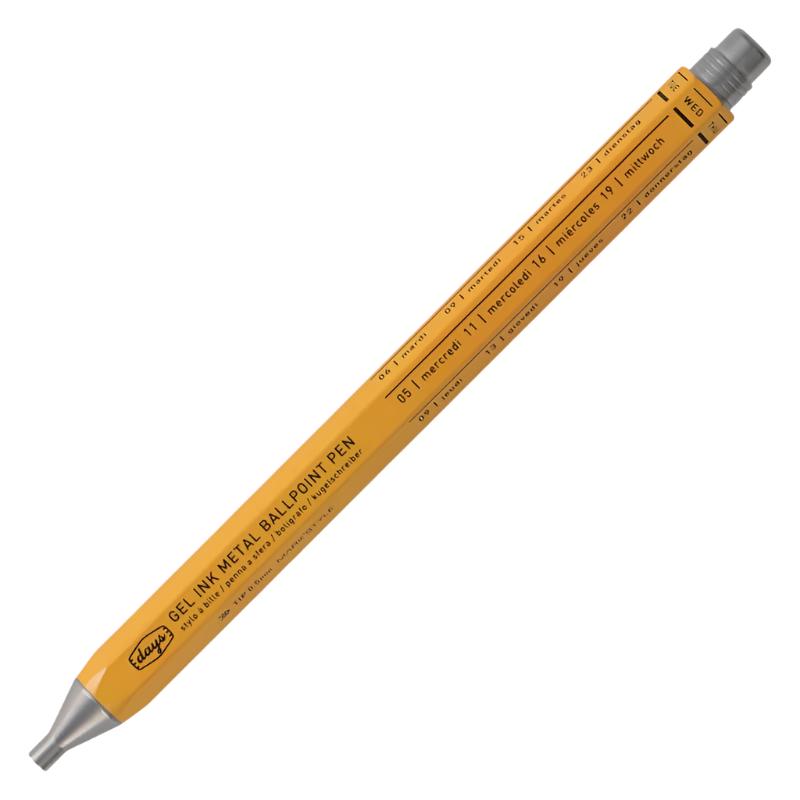 Gel Metal Ballpoint Pen | MARK'S STYLE | DAYS | Yellow