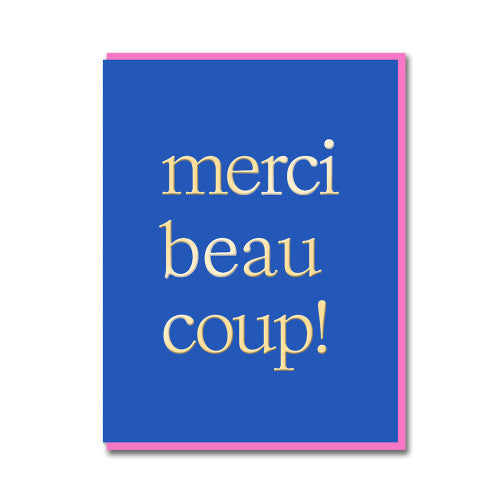 Merci Beaucoup | Darling Clementine | Thank You Card
