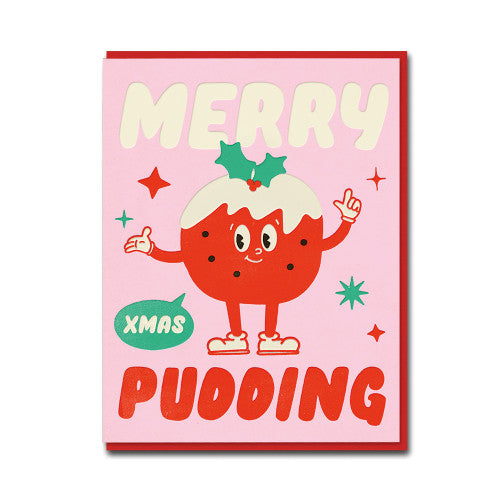 Merry Pudding Christmas Card | The Toonies